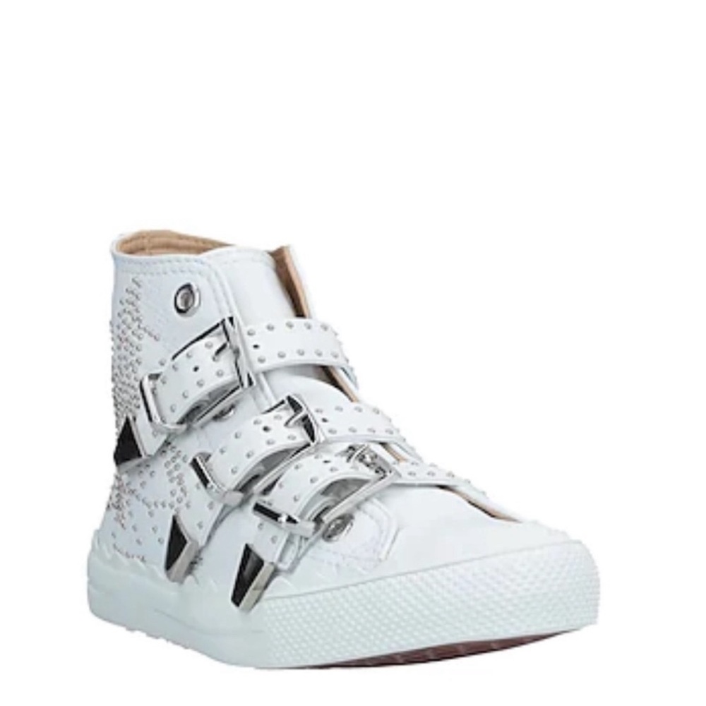 Chloe Kyle High Top Embellished sneakers.